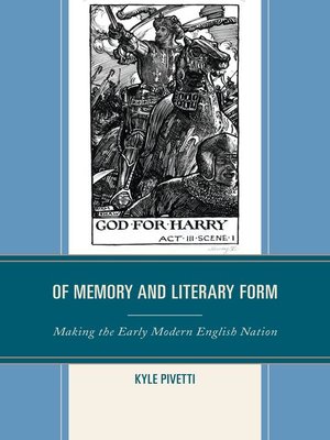 cover image of Of Memory and Literary Form